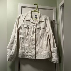 White denim jacket